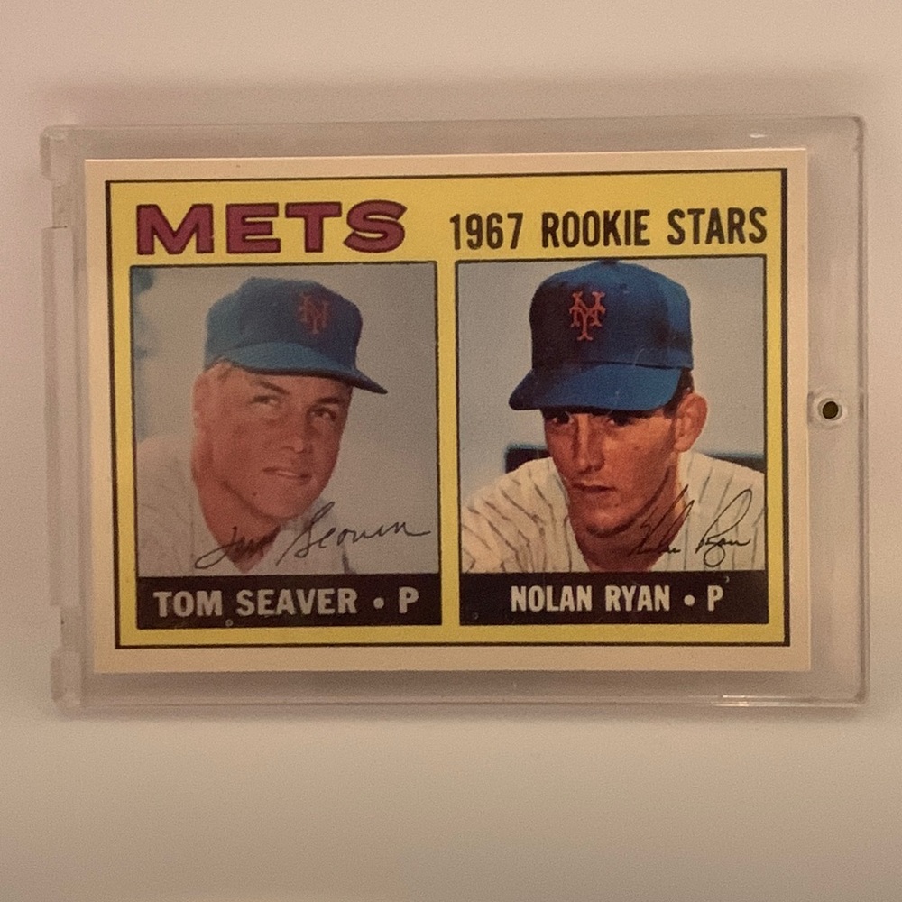 1990 Promotional Nolan Ryan Tom Seaver Mets Rookie (MISC3)